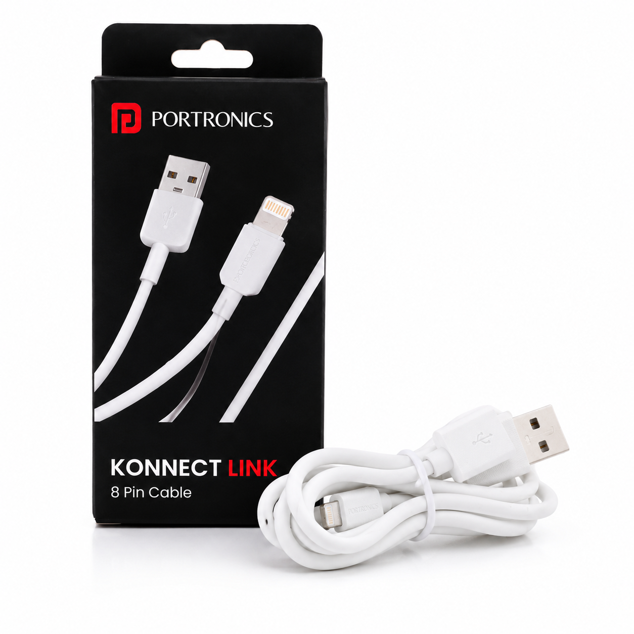 Portronics Konnect Link 8 Pin Lightning Iphone Cable